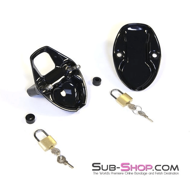 7321AR      Super Crusher Locking Cock and Ball Chastity Torture Set - MEGA Deal MEGA Deal   , Sub-Shop.com Bondage and Fetish Superstore