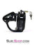 7325AR      Birdlocked Style Black Spiked Soft Silicone Locking Cock Chastity & Ball Spreader Chastity   , Sub-Shop.com Bondage and Fetish Superstore