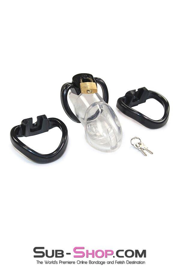 7327AR      Black Balled Locking Cock & Ball Chastity Set - MEGA Deal Black Friday Blowout   , Sub-Shop.com Bondage and Fetish Superstore
