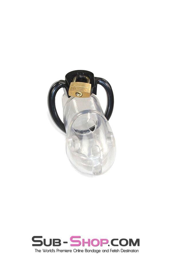 7327AR      Black Balled Locking Cock & Ball Chastity Set - MEGA Deal Black Friday Blowout   , Sub-Shop.com Bondage and Fetish Superstore