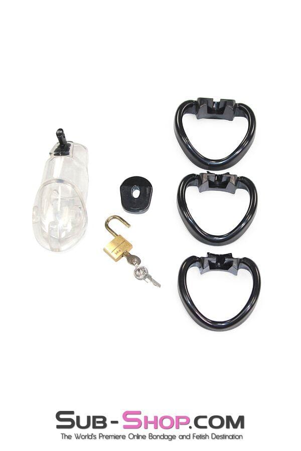 7327AR      Black Balled Locking Cock & Ball Chastity Set - MEGA Deal Black Friday Blowout   , Sub-Shop.com Bondage and Fetish Superstore