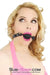 7360A      Medium Black Silicone Ball Gag with Breather Holes - LAST CHANCE - Final Closeout! MEGA Deal   , Sub-Shop.com Bondage and Fetish Superstore
