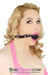 7360A      Medium Black Silicone Ball Gag with Breather Holes - LAST CHANCE - Final Closeout! MEGA Deal   , Sub-Shop.com Bondage and Fetish Superstore