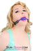 7361A      Silicone Premium Leather Strap Purple Ball Gag - LAST CHANCE - Final Closeout! MEGA Deal   , Sub-Shop.com Bondage and Fetish Superstore