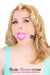 7363A      Silicone Premium Leather Strap Pink Ball Gag - LAST CHANCE - Final Closeout! MEGA Deal   , Sub-Shop.com Bondage and Fetish Superstore