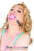 7363A      Silicone Premium Leather Strap Pink Ball Gag - LAST CHANCE - Final Closeout! MEGA Deal   , Sub-Shop.com Bondage and Fetish Superstore