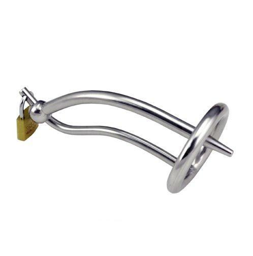 7381AR      Hard Up Stainless Steel Locking Penis Plug Chastity Chastity   , Sub-Shop.com Bondage and Fetish Superstore