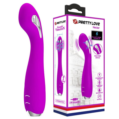 7385M      Electro Stim Rechargeable Luxe Vibrator, 7 Function Vibration + 5 Modes Electro-Stim Vibrators   , Sub-Shop.com Bondage and Fetish Superstore