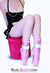 0747A     Buckling Ankle & Shoe Cuffs, White Leather Wrist and Ankle Bondage   , Sub-Shop.com Bondage and Fetish Superstore