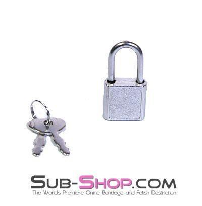 9727A      Mini Charm Bondage Padlocks, Set of 4 Padlock   , Sub-Shop.com Bondage and Fetish Superstore