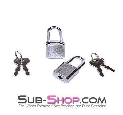 9727A      Mini Charm Bondage Padlocks, Set of 4 Padlock   , Sub-Shop.com Bondage and Fetish Superstore