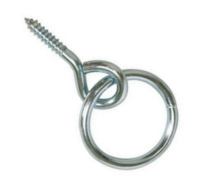 0768A    2” Steel Screw Hitching Ring Hardware   , Sub-Shop.com Bondage and Fetish Superstore