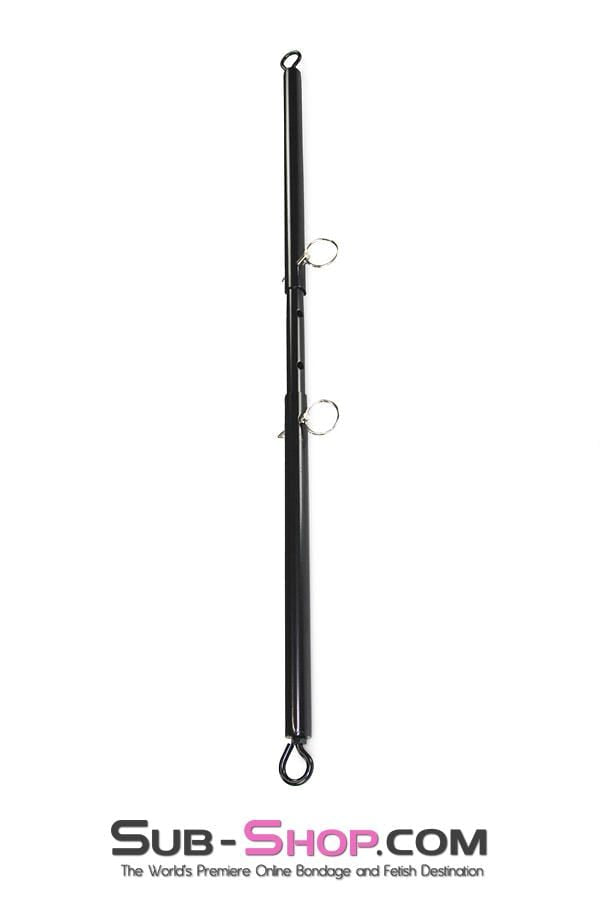 7711HS     Adjustable Bondage Spreader Bar, Black Spreader Bar   , Sub-Shop.com Bondage and Fetish Superstore