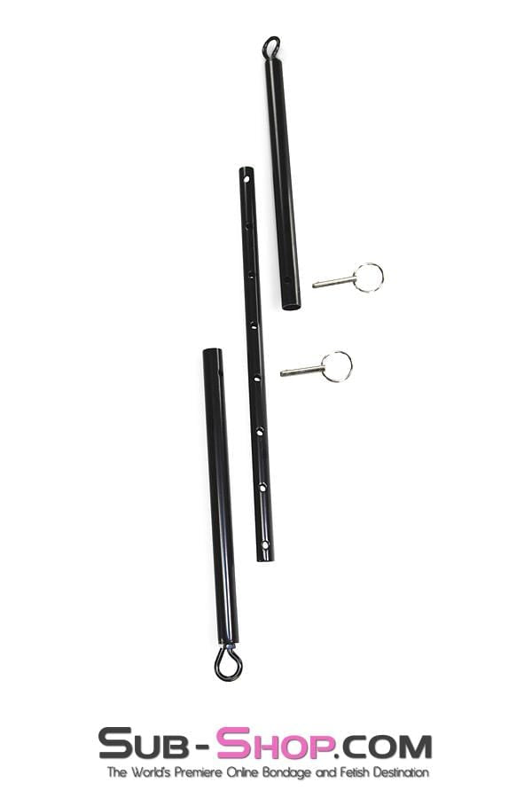 7711HS     Adjustable Bondage Spreader Bar, Black Spreader Bar   , Sub-Shop.com Bondage and Fetish Superstore