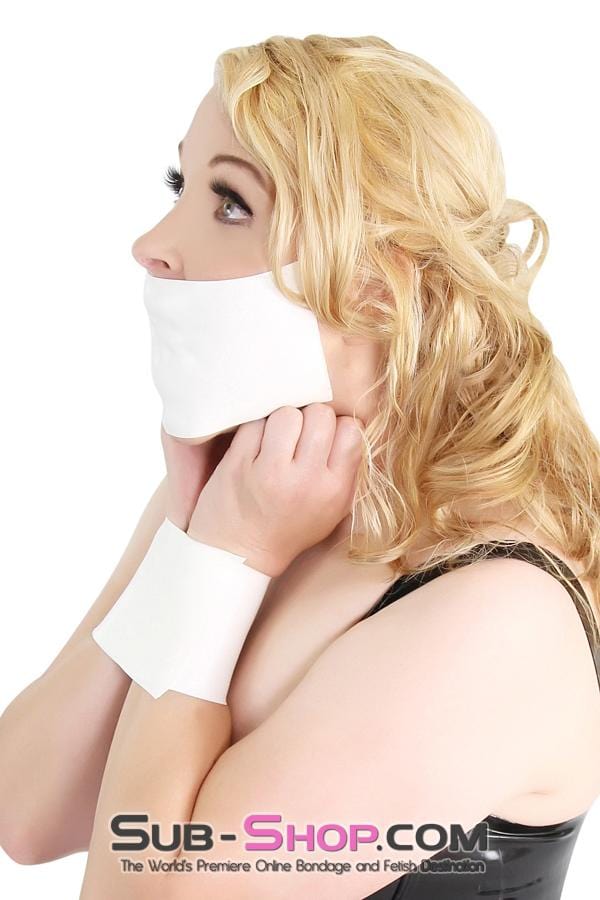 7725A      Microfoam Hypoallergenic Gag Tape, 4" Tape Gags and Wraps   , Sub-Shop.com Bondage and Fetish Superstore