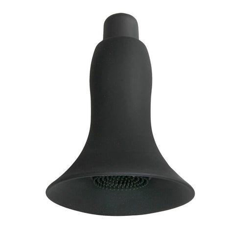 0773M      Vibrating Black Silicone Breast Suction Cup with Nipple Stimulators Inside, 1 pc. Nipple Suction   , Sub-Shop.com Bondage and Fetish Superstore
