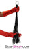 7796DL      Suede Tail 24” Flogger Whip with Satin Wrapped Handle and Hanging Ring Whip   , Sub-Shop.com Bondage and Fetish Superstore