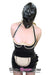 7803DL      Enslaved Full Hood with Collar, Zipper Eyes and Mouth Hoods   , Sub-Shop.com Bondage and Fetish Superstore