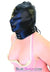 7803DL      Enslaved Full Hood with Collar, Zipper Eyes and Mouth Hoods   , Sub-Shop.com Bondage and Fetish Superstore