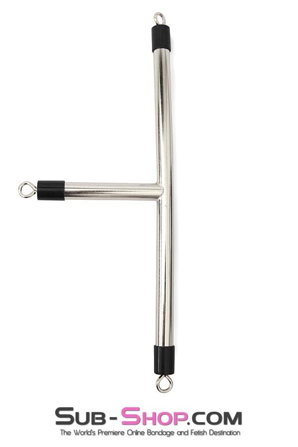 7804M      T-Style Spreader Bar for Legs and Wrist Cuffs Spreader Bar   , Sub-Shop.com Bondage and Fetish Superstore
