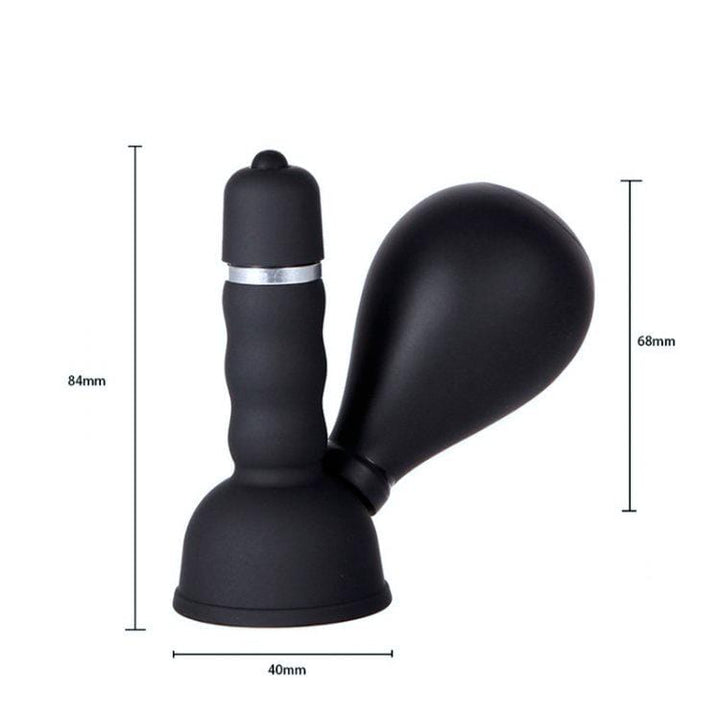 7809M      Wireless Waterproof Vibrating Nipple Suction Cups with Stimulators, Set of 2 Nipple Suction   , Sub-Shop.com Bondage and Fetish Superstore