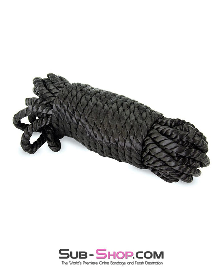 7818RS      Tie One On Silky Black Braided Bondage Rope - MEGA Deal MEGA Deal   , Sub-Shop.com Bondage and Fetish Superstore