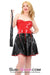 7819DL      Fat Tail Black Leatherette Flogger Whip   , Sub-Shop.com Bondage and Fetish Superstore