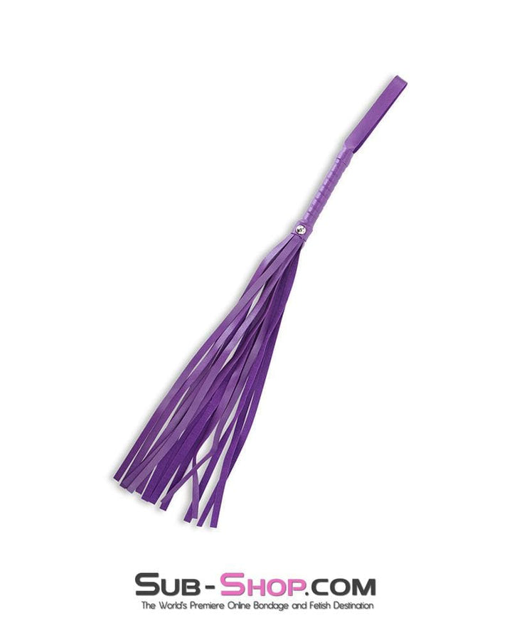 7823MQ      Purple Seduction 17" Flogger Whip   , Sub-Shop.com Bondage and Fetish Superstore