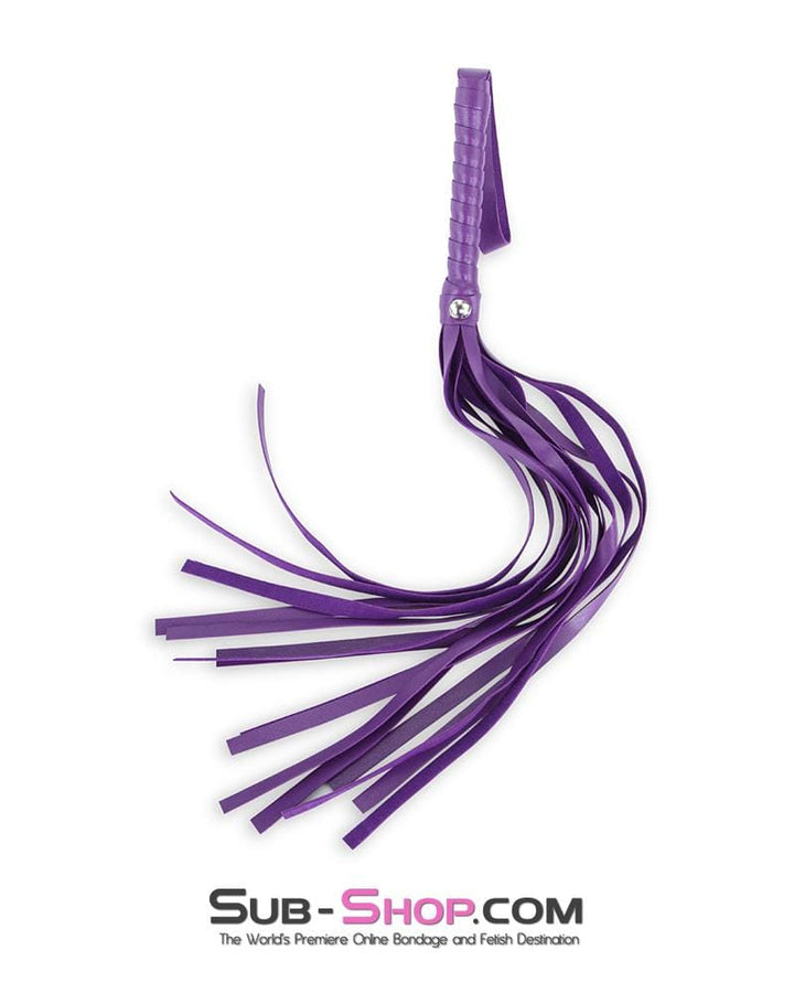7823MQ      Purple Seduction 17" Flogger Whip   , Sub-Shop.com Bondage and Fetish Superstore