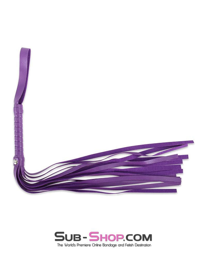 7823MQ      Purple Seduction 17" Flogger Whip   , Sub-Shop.com Bondage and Fetish Superstore