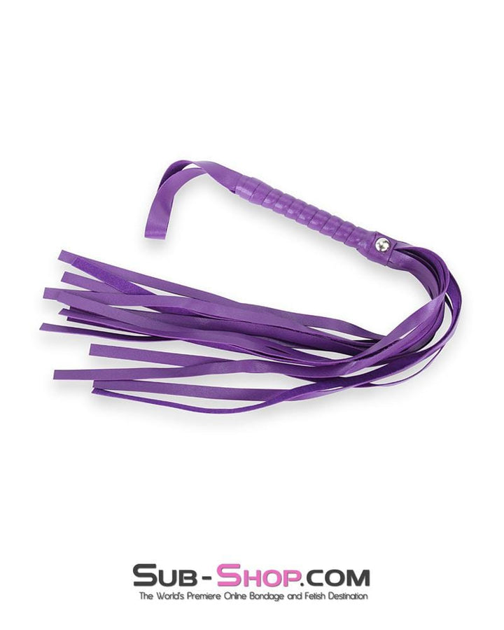 7823MQ      Purple Seduction 17" Flogger Whip   , Sub-Shop.com Bondage and Fetish Superstore
