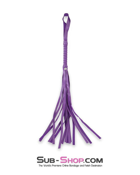 7823MQ      Purple Seduction 17" Flogger - LAST CHANCE - Final Closeout! MEGA Deal   , Sub-Shop.com Bondage and Fetish Superstore