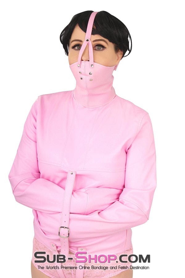 0790MH      Drive Me Crazy Pink Straitjacket Straightjacket   , Sub-Shop.com Bondage and Fetish Superstore