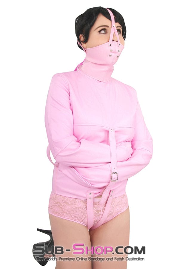 0790MH      Drive Me Crazy Pink Straitjacket Straightjacket   , Sub-Shop.com Bondage and Fetish Superstore