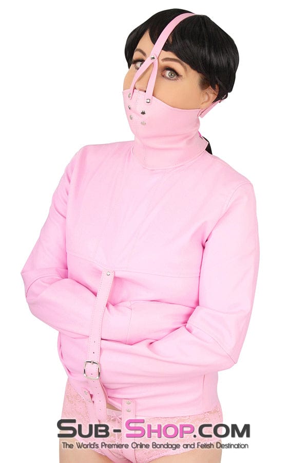 0790MH      Drive Me Crazy Pink Straitjacket Straightjacket   , Sub-Shop.com Bondage and Fetish Superstore