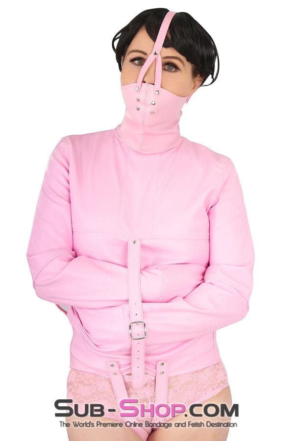 0790MH      Drive Me Crazy Pink Straitjacket Straightjacket   , Sub-Shop.com Bondage and Fetish Superstore