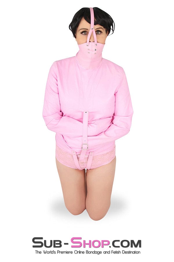 0790MH      Drive Me Crazy Pink Straitjacket Straightjacket   , Sub-Shop.com Bondage and Fetish Superstore