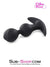 0783M      Double Bulb Black Silicone Anal Plug Anal Toys   , Sub-Shop.com Bondage and Fetish Superstore