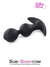 0783M-SIS      Sissy Submissive Double Bulb Black Silicone Anal Plug Sissy   , Sub-Shop.com Bondage and Fetish Superstore