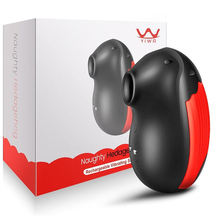 7845M      Naughty Hedgehog 7 Vibration + 3 Suction Function Rechargeable Vibrator Vibrators   , Sub-Shop.com Bondage and Fetish Superstore