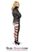 7850DL      Captured Beauty Faux Leather Straitjacket with Leg Binder - MEGA Deal! Black Friday Blowout   , Sub-Shop.com Bondage and Fetish Superstore