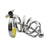 7857AR      Secret Crush Small Steel Cock Chastity Cage with Removable Urethral Sound Catheter Plug - MEGA Deal MEGA Deal   , Sub-Shop.com Bondage and Fetish Superstore
