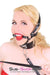 7864DL      Over the Top Ball Gag Trainer, Red Ball Gags   , Sub-Shop.com Bondage and Fetish Superstore