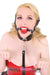 7864DL      Over the Top Ball Gag Trainer, Red Ball Gags   , Sub-Shop.com Bondage and Fetish Superstore