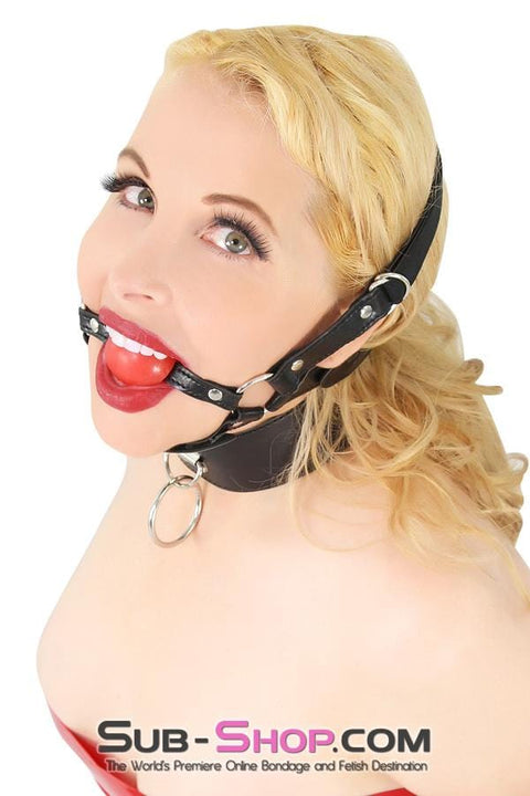 7864DL      Over the Top Ball Gag Trainer, Red Ball - MEGA Deal Black Friday Blowout   , Sub-Shop.com Bondage and Fetish Superstore
