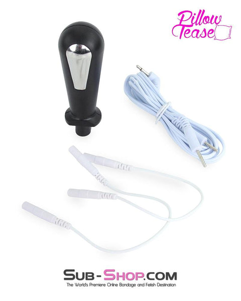 7866M      Sub-Shock Electrosex Vaginal or Anal Pleasure Probe with Lead Wires Electro-Stim   , Sub-Shop.com Bondage and Fetish Superstore