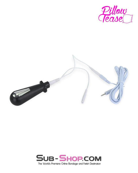 7866M      Sub-Shock Electrosex Vaginal or Anal Pleasure Probe with Lead Wires Electro-Stim   , Sub-Shop.com Bondage and Fetish Superstore