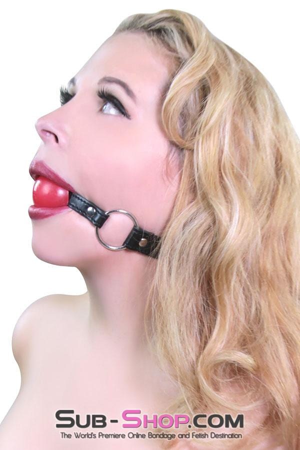 7876DL      Easy Come Red Bondage Ballgag - MEGA Deal Black Friday Blowout   , Sub-Shop.com Bondage and Fetish Superstore