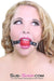 7876DL      Easy Come Red Bondage Ballgag - MEGA Deal Black Friday Blowout   , Sub-Shop.com Bondage and Fetish Superstore
