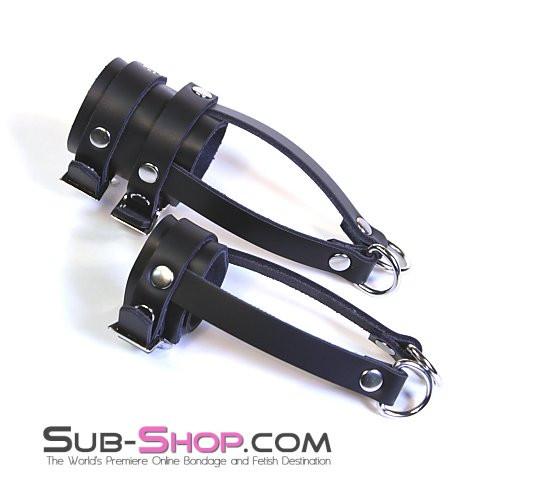 0788A     Leather Buckling Ball Stretcher Bondage Strap Cock & Ball Strap   , Sub-Shop.com Bondage and Fetish Superstore